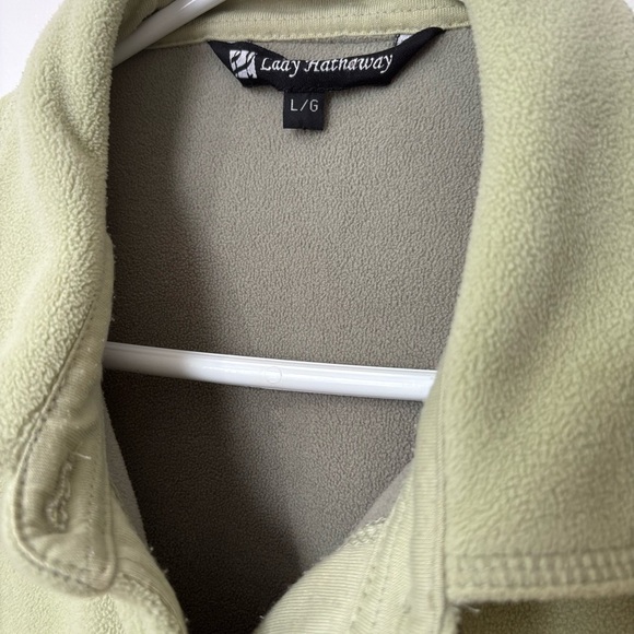 🎉4/30$🎉 Lady Hathaway Soft Green Overshirt - Size Large - Picture 2 of 6